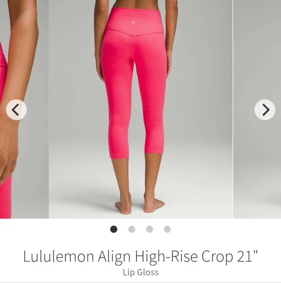 Lululemon Align High-Rise Crop 21 Size 4 - Picture 1 of 7